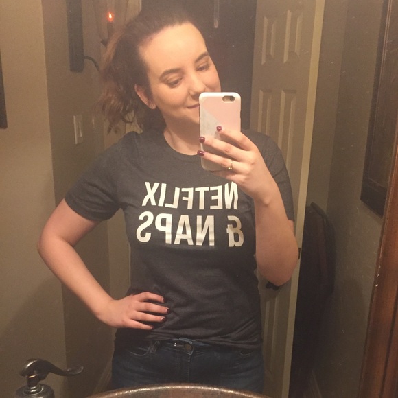 Netflix and Naps Tee - Picture 2 of 5